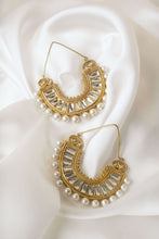 Load image into Gallery viewer, Kundan Hoops