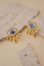 Load image into Gallery viewer, Ocean eyes earrings