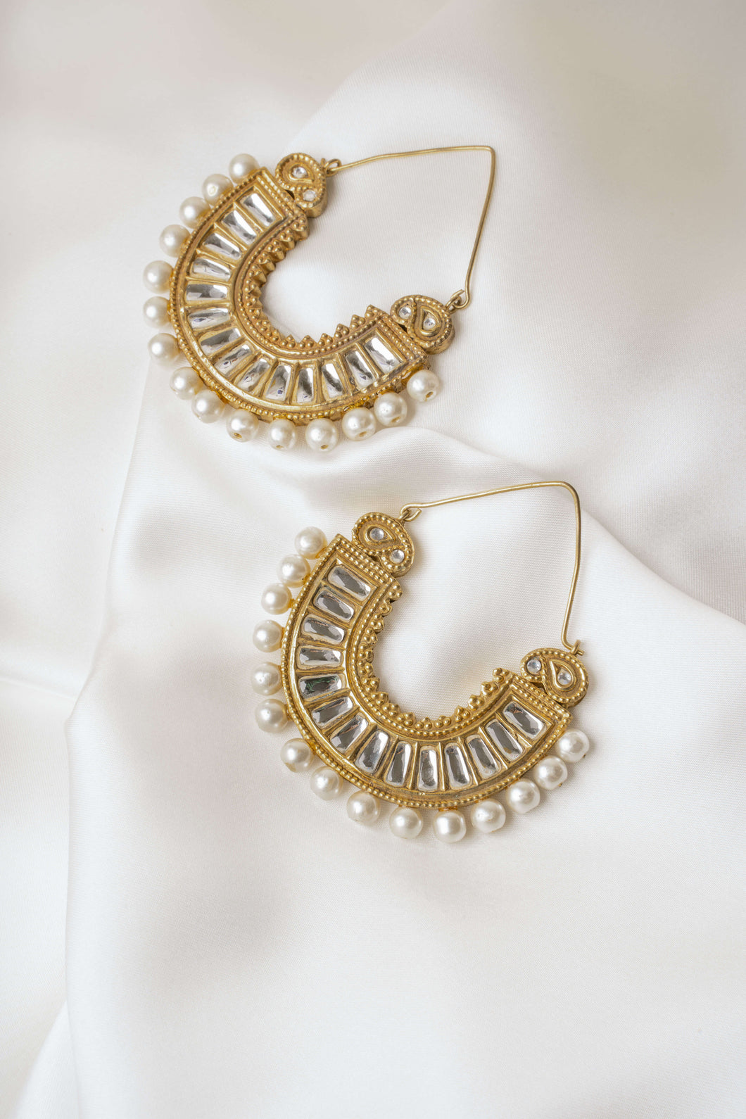 Kundan Hoops