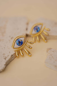 Ocean eyes earrings